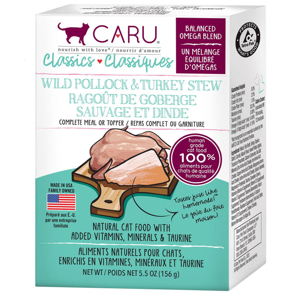 Caru Classics Cat Wild Pollock & Turkey Stew