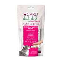 Caru Daily Dish Smoothies Cat Chicken & Salmon 14g 4pack