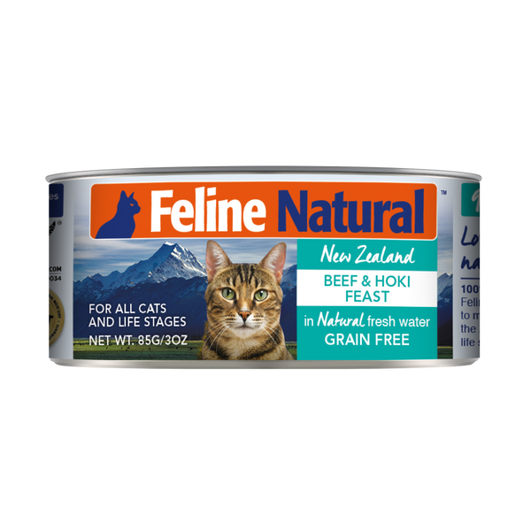 Feline Natural Beef & Hoki Feast 85g