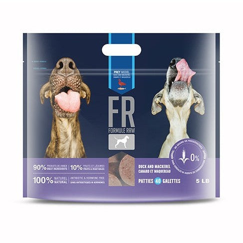 Formula Raw Dog Frozen Duck & Mackerel 5lb