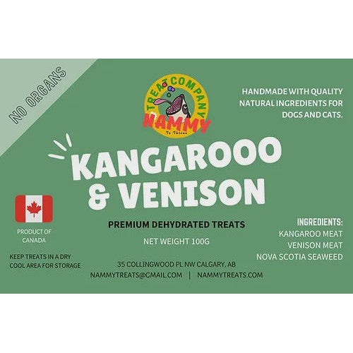 Nammy Treats Kangaroo & Venison 100g *Clearance*